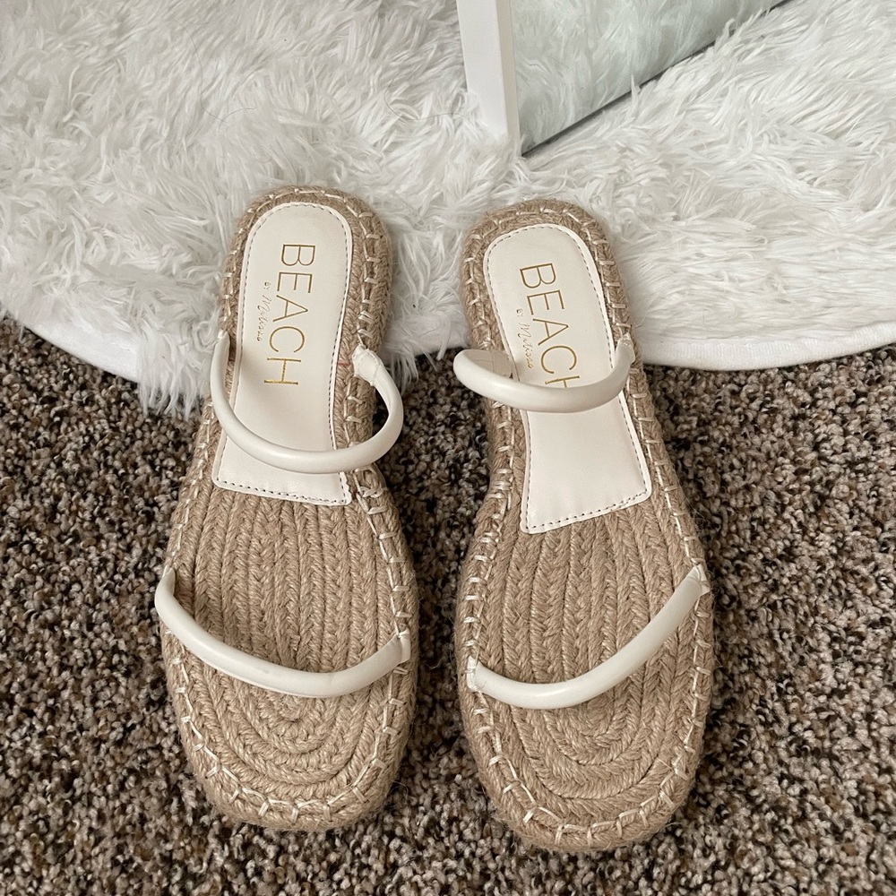 Matisse White Sandals